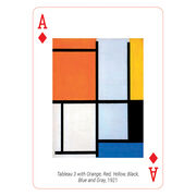 Piet Mondrian playing cards
